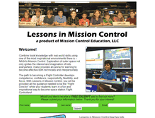 Tablet Screenshot of lessonsinmissioncontrol.com